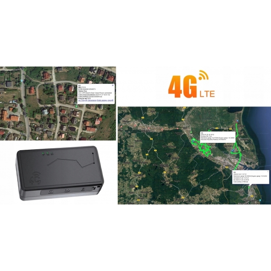 MINIATUROWY MINI LOKALIZATOR NADAJNIK 4G LTE PODSŁUCH GPS GSM WIFI BAIDU
