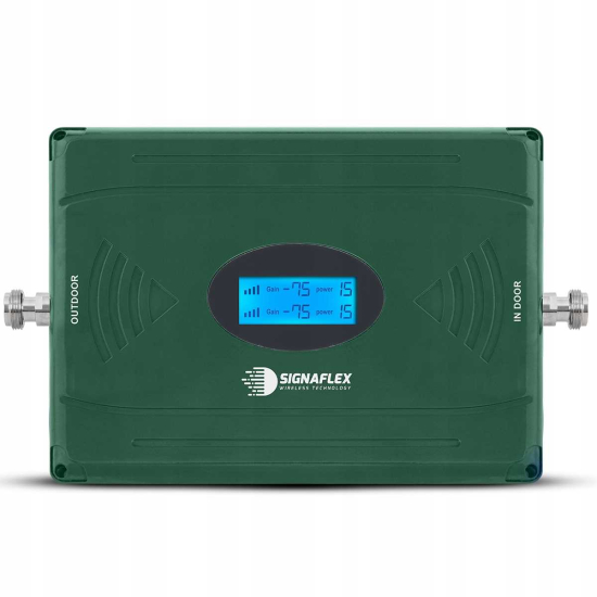 WIELOZAKRESOWY REPEATER, WZMACNIACZ GSM INTERNETU HSPA 4G LTE + ANTENY 15m