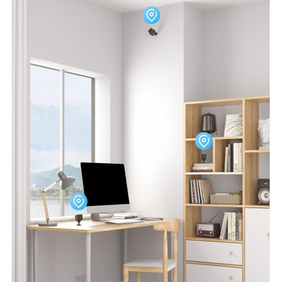 MINI MONITORING KAMERA SZPIEGOWSKA Wi-Fi, DETEKCJA RUCHU , TRYB DZIEŃ / NOC
