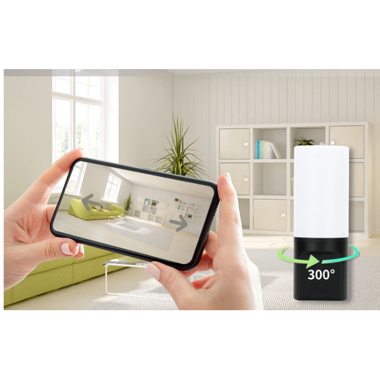 UKRYTA KAMERA SZPIEGOWSKA WIFI LAMPA ŚCIENNA DETEKCJA RUCHU PODGLĄD NA ŻYWO