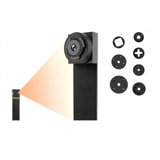 MINI KAMERA SZPIEGOWSKA 90° WiFi DETEKCJA RUCHU 1080p TUYA, JAKOŚĆ PREMIUM