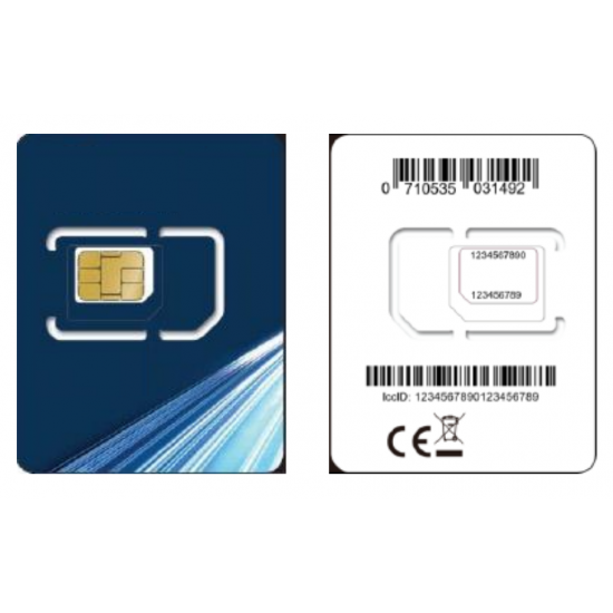 KARTA TELEMETRYCZNA M2M BEZ ABONAMENTU 5 LAT 500MB INTERNET KONFIGURACJA