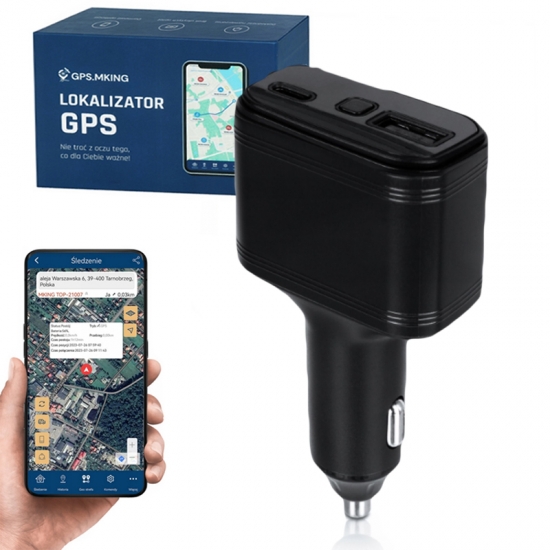 LOKALIZATOR GPS 2G+4G UKRYTY W ŁADOWARCE PODSŁUCH ŚLEDZENIE AUTA SAMOCHODU