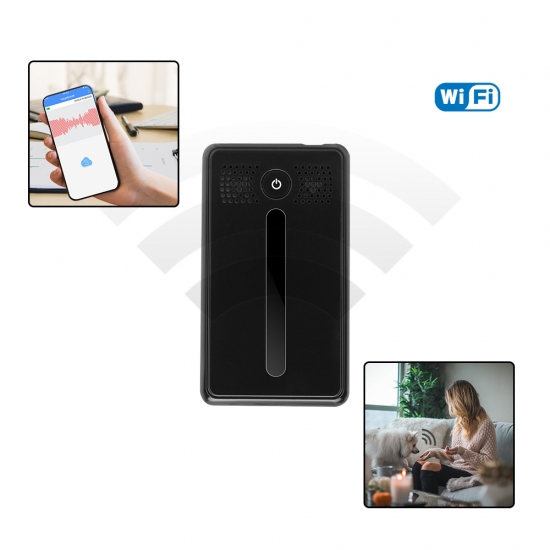 PODSŁUCH MINI DYKTAFON WIFI ZE ZDALNYM PRZEKAZEM GŁOSU NA ŻYWO NAGRYWANIEM