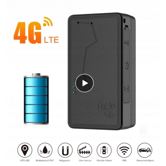 MINIATUROWY MINI LOKALIZATOR NADAJNIK 4G LTE PODSŁUCH GPS GSM WIFI BAIDU