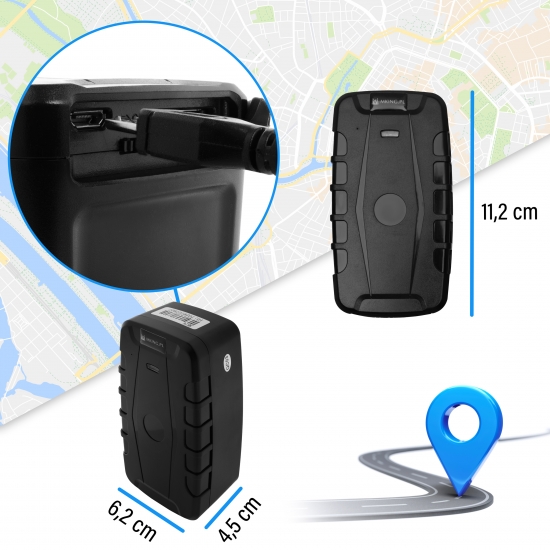 LOKALIZATOR GPS - 240 dni CZUWANIA-  MOCNY MAGNES - ŚLEDZENIE -PODSŁUCH HQ