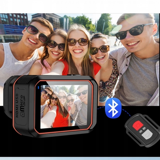 KAMERA SPORTOWA z Wi-fi, IPS, 170 °,Li-Polymer 1050 mAh,16Mpx + PILOT