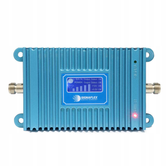 MOCNY REPEATER WZMACNIACZ ZASIĘGU SYGNAŁU KOMÓRKOWEGO SIECI GSM 2G + ANTENY