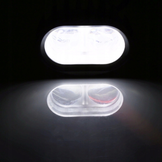 LAMPY REFLEKTORY HALOGENY MOTOCYKLOWE 20W 2000LM LED CREE + PRZEŁĄCZNIK