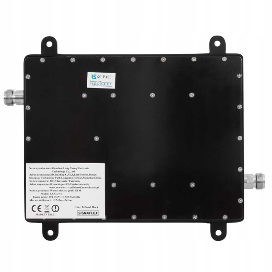 WZMACNIACZ SIECI KOMÓRKOWEJ GSM/UMTS/DCS BLACK LCD i INTERNETU 4G LTE + ANT