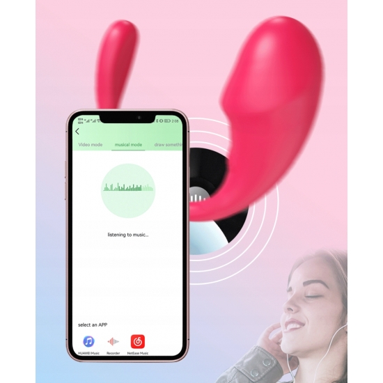 WIBRATOR, JAJKO INTENSYWNIE WIBRUJĄCE, DILDO STEROWANE TELEFONEM SMARTFONEM