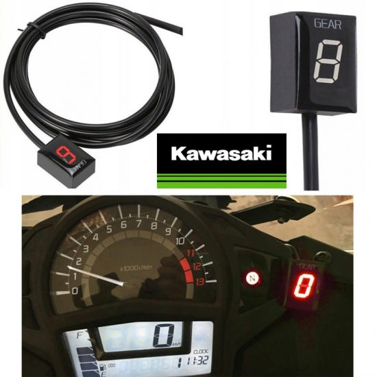 WYŚWIETLACZ WSKAŹNIK BIEGÓW KAWASAKI Ninja Versys Vulcan Z ZX 300 650 1000