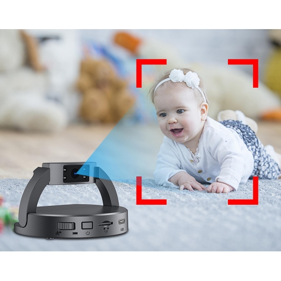 BEZPRZEWODOWA KAMERA SZPIEGOWSKA 1080P DETEKCJA RUCHU, NAGRYWANIE 8 GODZIN