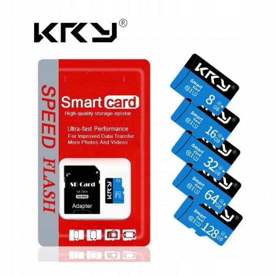 KARTA PAMIĘCI microSD 128GB class10 Z ADAPTEREM