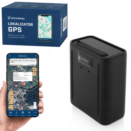 LOKALIZATOR TRACKER GPS - 60 dni CZUWANIA MOCNY MAGNES - ŚLEDZENIE PODSŁUCH