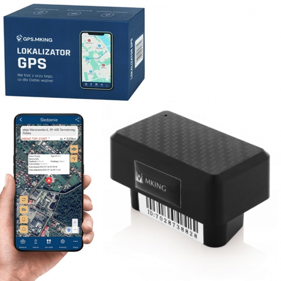 LOKALIZATOR TRACKER GPS GSM DO GNIAZDA OBD - ŚLEDZENIE SAMOCHODU - PODSŁUCH